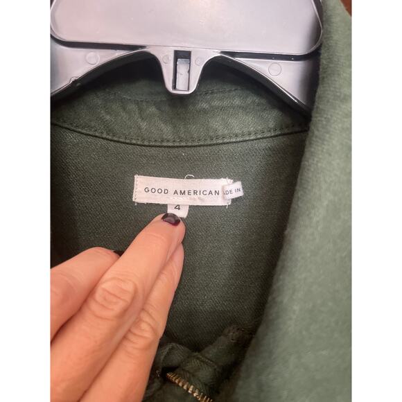 GOOD AMERICAN FIT FOR SUCCESS JUMPSUIT DARK GREEN SIZE 4 - Picture 4 of 7